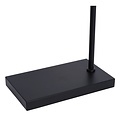 Sleek and slim black floor lamp E27