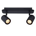 Günstiger Badezimmer-Deckenspot schwarz 2x5W 3000K dim