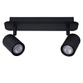 Günstiger Badezimmer-Deckenspot schwarz 2x5W 3000K dim