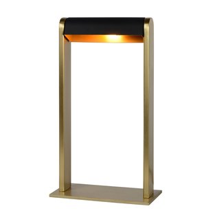 Lámpara de mesa de diseño top class oro mate/latón G9