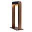 Lámpara de mesa de cobre marrón rojizo de diseño de primera clase G9