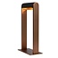 Lampe de table en cuivre rouge-brun design haut de gamme G9