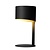 Designer black desktop lamp E14 15cm