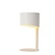 Designer white desktop lamp E14 15cm