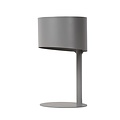 Lampe de bureau grise design E14 15cm