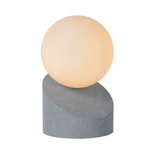 Moderne kugelförmige graue Tischlampe 10 cm G9