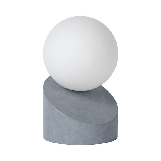 Modern spherical gray table lamp 10 cm G9