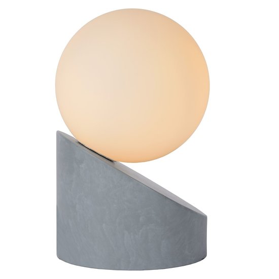 Modern spherical gray table lamp 10 cm G9