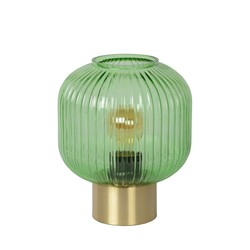 Sobremesa retro vibe verde 20 cm cristal E27