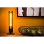 Markante schwarze robuste Tischlampe 65 mm Durchmesser E27