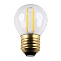 Fantasia lampe boule LED E14 G45 4W, verre clair effet filament, 2700K blanc chaud, dimmable