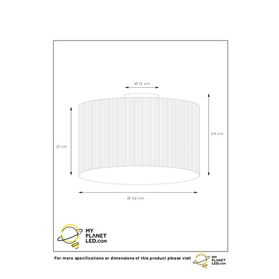 Moderne skandinavische Rattan-Deckenlampe 42 cm E27 Schilf