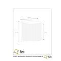 Skandinavische zeitgenössische Rattan-Wandlampe E27 Schilf