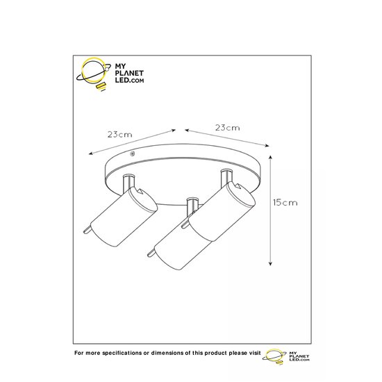 Spot de plafond moderne à 3 lampes, noir/or mat, à intensité variable, GU10