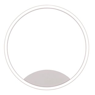 Lámpara de aro regulable para pared o techo con luz directa blanca 25W