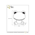 Grenouille verte lampe à poser chambre d'enfant dimmable 3W