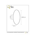 Aplique de pared grande blanco circulo 25 cm LED 1x8W 3000K