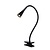 Black flexible clamp lamp LED 3 step DIM 1x4W 3000K