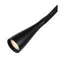 Zwarte flexibele klemlamp LED 3 step DIM 1x4W 3000K