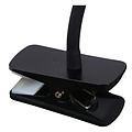 Lampe à pince flexible noire LED 3 niveaux DIM 1x4W 3000K