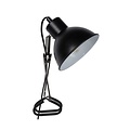 Handige zwarte clip klemlamp 1xE27