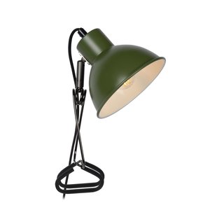 Handige groene clip klemlamp 1xE27