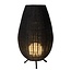 Large conical table lamp 30 cm dia 1xG9 black