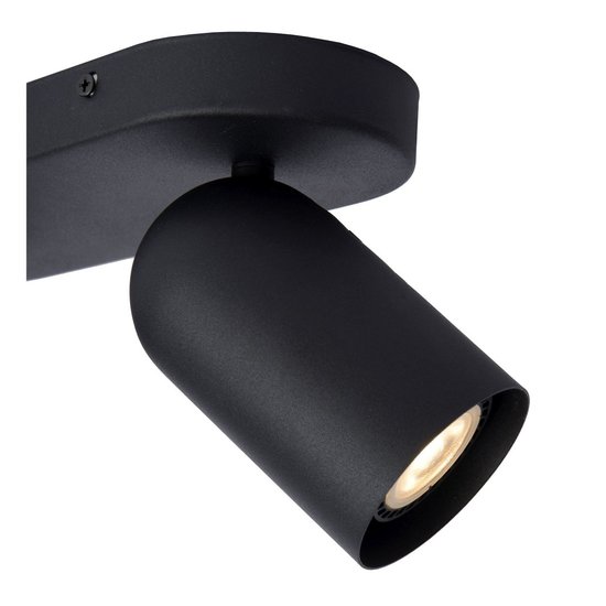 Spot de plafond cylindrique 2xGU10 noir