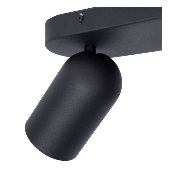 Spot de plafond cylindrique 2xGU10 noir