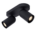 Spot de plafond cylindrique 2xGU10 noir