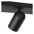 Cylindrical ceiling spotlight 4xGU10 black