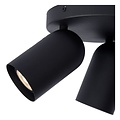 Spot de plafond cylindrique 21cm dia 3xGU10 noir