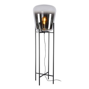 Stately luxurious floor lamp 45 cm dia 1xE27 black