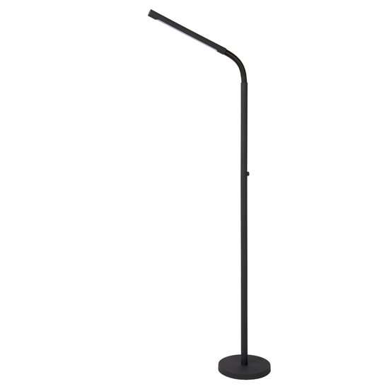 Lampadaire flexible rechargeable Gilles LED dimmable noir 3W