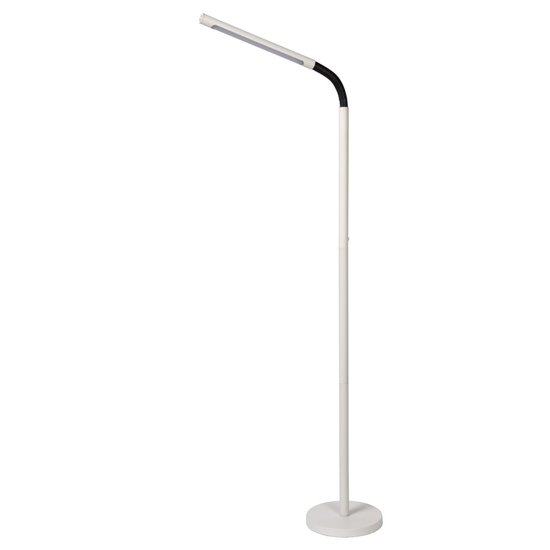 Functionele flex vloerlamp LED Dimb. 3 StepDim wit