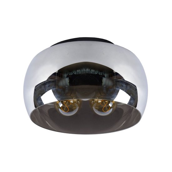 Lámpara de techo moderna 40 cm dia 3xE27 Fumé