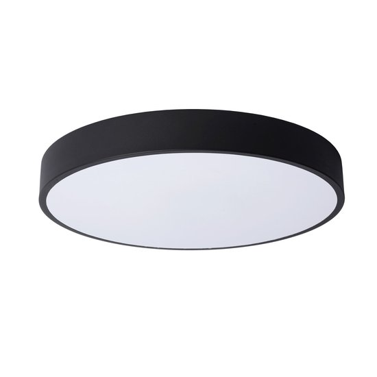 Plafón mediano 39,5 cm dia LED Dim. 1x24W 2700K 3 StepDim Negro