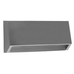 Applique murale Fantasia KITO grise IP65, 280 lumens