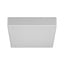 Fantasia GOA plafón o aplique cuadrado blanco, IP65, LED SMD integrado 11,5W, 1380 lúmenes, luz blanco cálido 3000K.