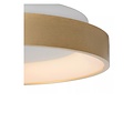 Plafonnier sobre 28 cm dia LED Dim. 1x20W 2700K Or Mat / Laiton
