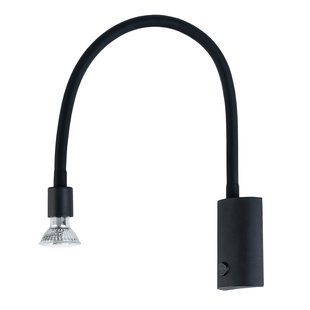 Wandlamp leeslampje flexibel GU10 665mm hoog 4 kleuren