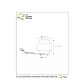 Retro matt Gold/Messing Tischlampe 20 cm E27