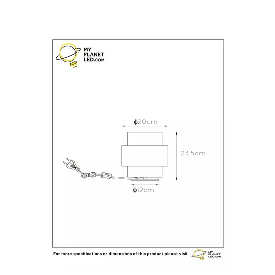 Retro mat goud/messing tafellamp 20 cm E27