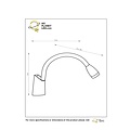 Einfache weiße Nachttischlampe LED 1x3W 3000K
