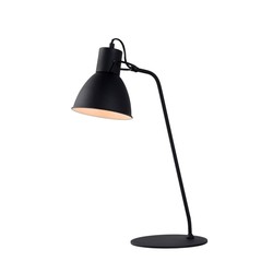 Lámpara de escritorio moderna regulable negra 20 cm E14