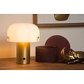 Matt gold/brass rural stylish table lamp E14 3 StepDim