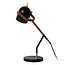 Lampe de bureau noire intemporelle au look rétro E27