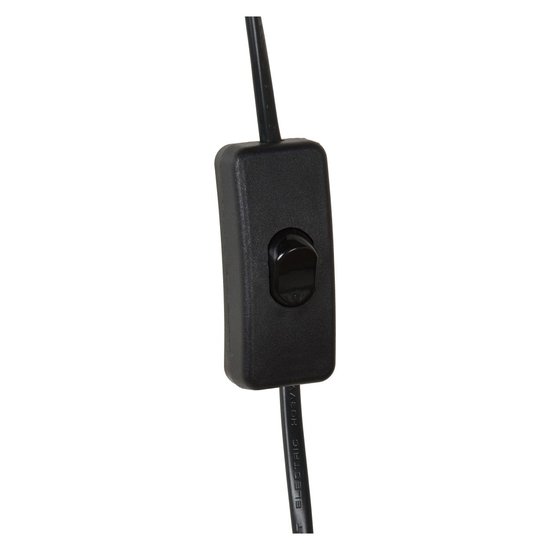 Schöne, minimalistische schwarze Nachttischlampe E27