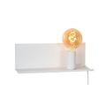 Beautiful white minimalist bedside lamp E27