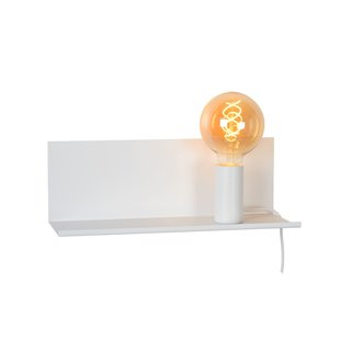 Beautiful white minimalist bedside lamp E27